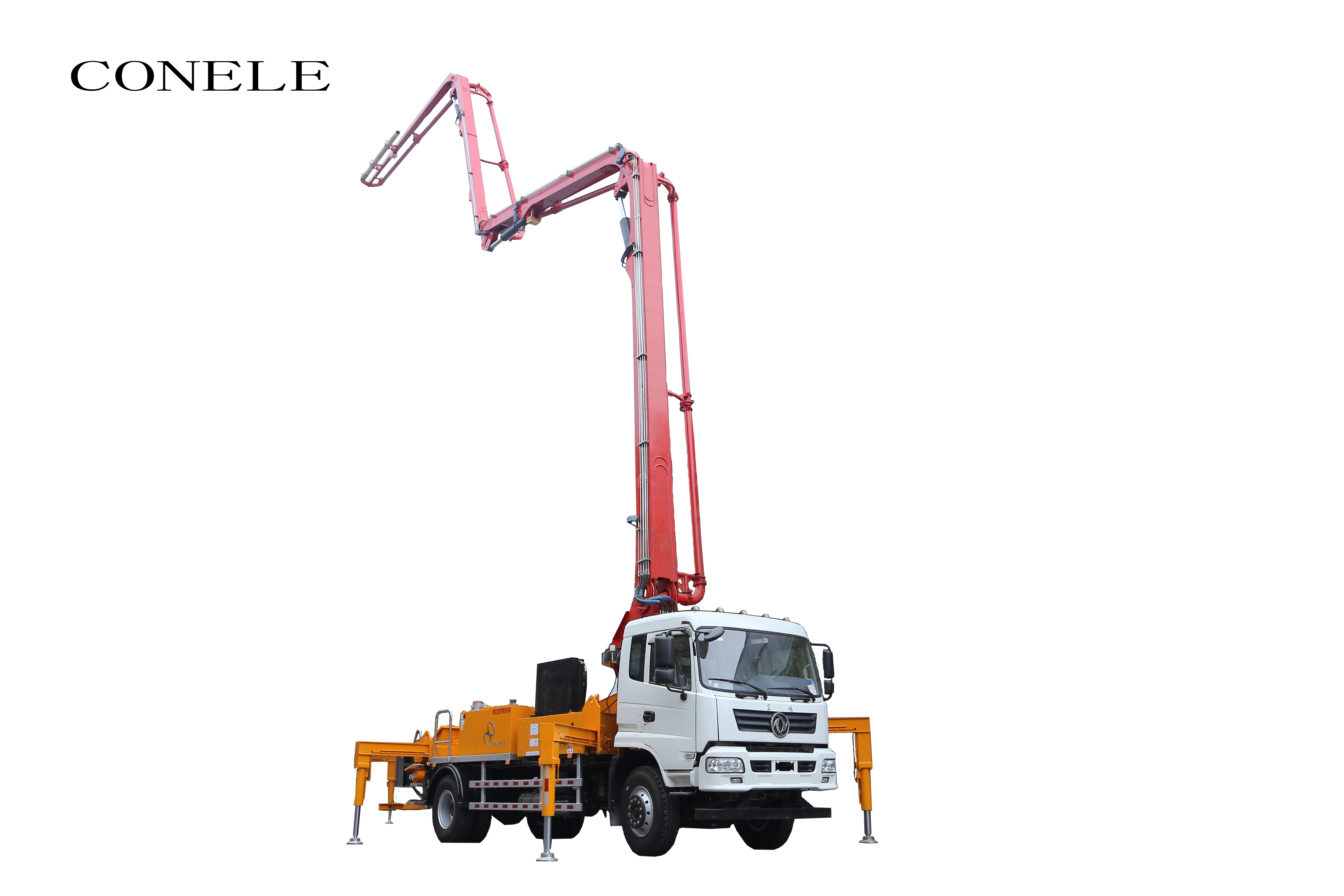 天泵，科尼樂小型混凝土泵車 