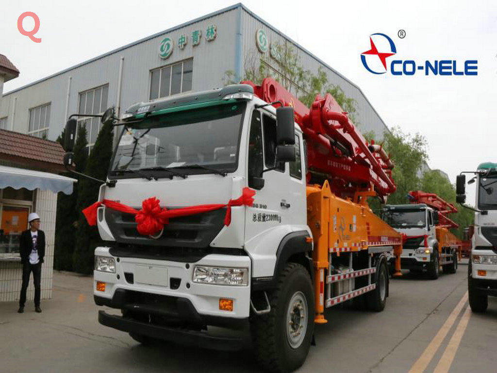 天泵，小型混凝土泵車價格，小型泵車廠家