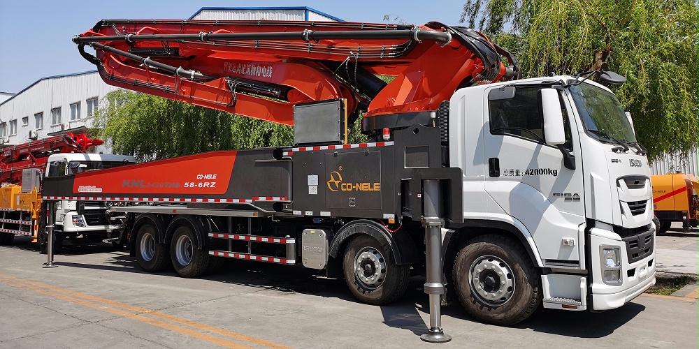 科尼樂(lè) 重慶五十鈴58米泵車(chē) 科尼樂(lè) 重慶五十鈴58米泵車(chē)